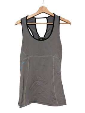 Bodybuilding.com Women Gray Athletic Gym Workout Tank Top Size L Activewear